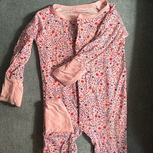 Magnetic Me 3-6 Months Snap Footie Onesie Convertible feet